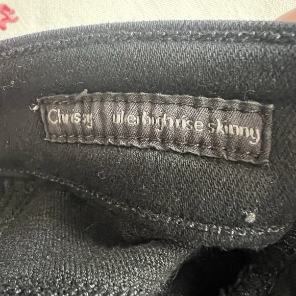 Citizens of Humanity Womens Chrissy High Rise Skinny Jeans Stretch Black Sz 27 - Picture 12 of 13